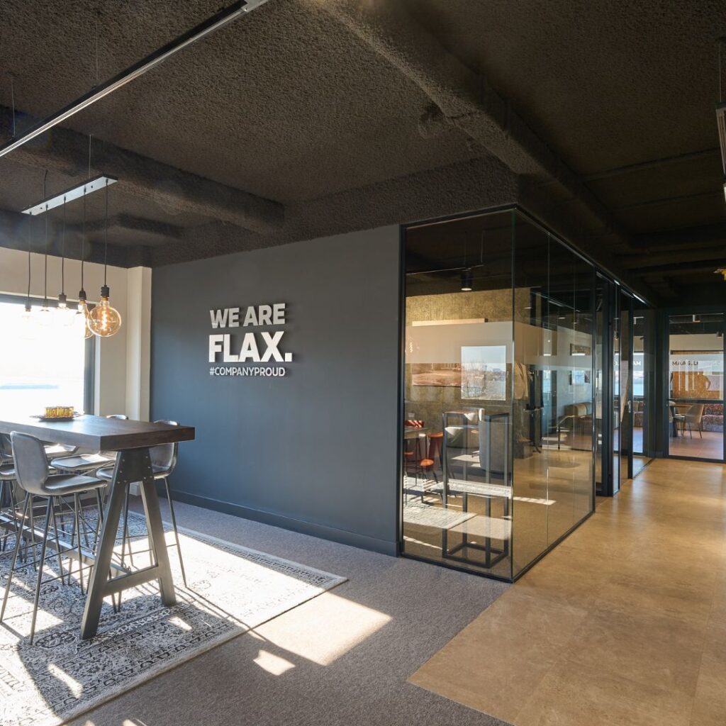 glazen kantoorwanden Flax