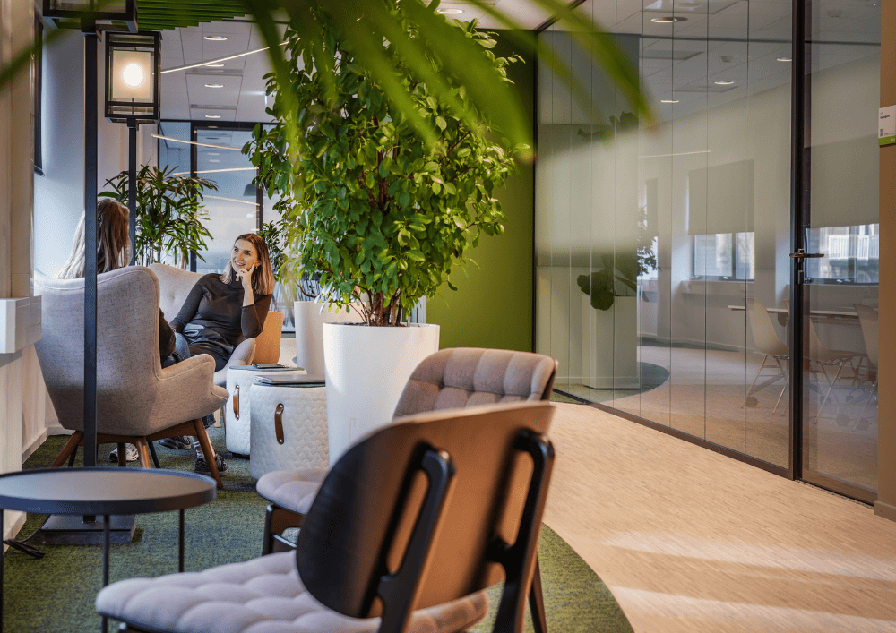 groene omgeving kantoor biophilic design